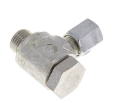 4LL & G1/8'' Verzinkter Stahl-Drehgelenk-Schneidfitting mit Außengewinde 100 bar Drehbar ISO 8434-1