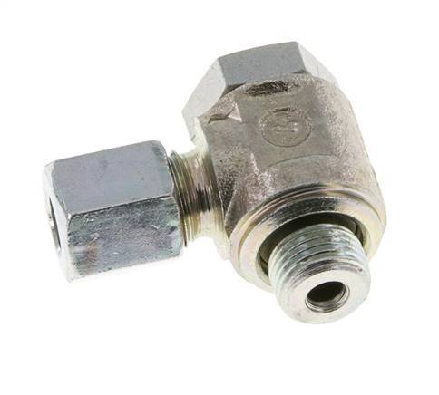 6LL & G1/8'' Verzinkter Stahl-Drehgelenk-Schneidfitting mit Außengewinde 100 bar Drehbar ISO 8434-1