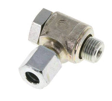 6LL & G1/8'' Verzinkter Stahl-Drehgelenk-Schneidfitting mit Außengewinde 100 bar Drehbar ISO 8434-1