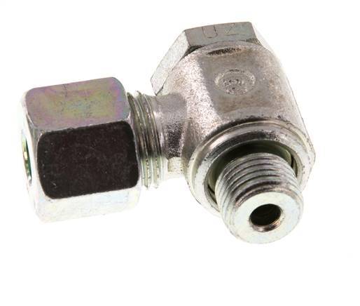 8S & G1/4'' Verzinkter Stahl-Drehgelenk-Schneidfitting mit Außengewinde 250 bar Drehbar ISO 8434-1