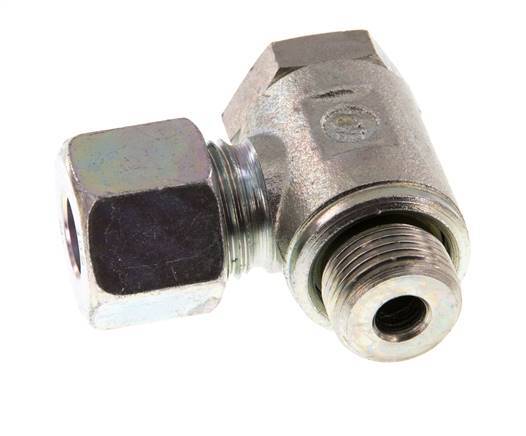 10S & G3/8'' Zink plated Steel Swivel Joint Cutting Fitting with Male Threads 250 bar Rotatable ISO 8434-1