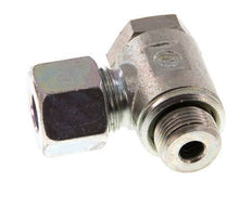 10S & G3/8'' Zink plated Steel Swivel Joint Cutting Fitting with Male Threads 250 bar Rotatable ISO 8434-1