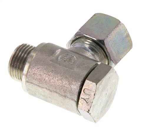 10S & G3/8'' Verzinkter Stahl-Drehgelenk-Schneidfitting mit Außengewinde 250 bar Drehbar ISO 8434-1