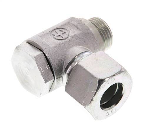 16S & G1/2'' Verzinkter Stahl-Drehgelenk-Schneidfitting mit Außengewinde 160 bar Drehbar ISO 8434-1