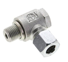 10L & M14x1.5 Zink plated Steel Swivel Joint Cutting Fitting with Male Threads 315 bar Rotatable ISO 8434-1