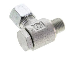 10L & M14x1.5 Zink plated Steel Swivel Joint Cutting Fitting with Male Threads 315 bar Rotatable ISO 8434-1