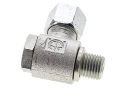 10L & M14x1.5 Zink plated Steel Swivel Joint Cutting Fitting with Male Threads 315 bar Rotatable ISO 8434-1