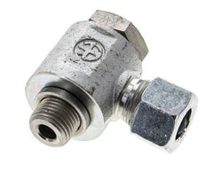 12L & M16x1.5 Zink plated Steel Swivel Joint Cutting Fitting with Male Threads 315 bar Rotatable ISO 8434-1