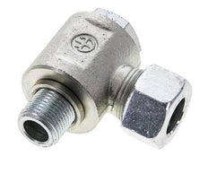 15L & M18x1.5 Zink plated Steel Swivel Joint Cutting Fitting with Male Threads 315 bar Rotatable ISO 8434-1