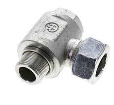 22L & M26x1.5 Zink plated Steel Swivel Joint Cutting Fitting with Male Threads 160 bar Rotatable ISO 8434-1