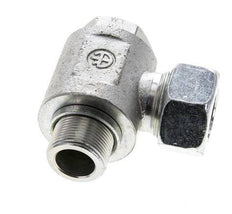 22L & M26x1.5 Zink plated Steel Swivel Joint Cutting Fitting with Male Threads 160 bar Rotatable ISO 8434-1