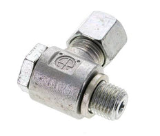 8S & M14x1.5 Zink plated Steel Swivel Joint Cutting Fitting with Male Threads 400 bar Rotatable ISO 8434-1