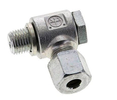 8S & M14x1.5 Zink plated Steel Swivel Joint Cutting Fitting with Male Threads 400 bar Rotatable ISO 8434-1