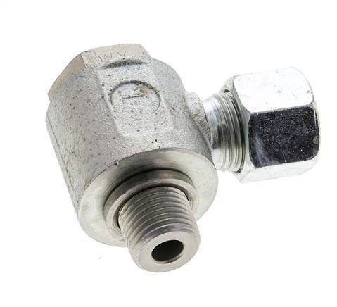 10S & M16x1.5 Zink plated Steel Swivel Joint Cutting Fitting with Male Threads 400 bar Rotatable ISO 8434-1