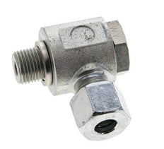 10S & M16x1.5 Zink plated Steel Swivel Joint Cutting Fitting with Male Threads 400 bar Rotatable ISO 8434-1