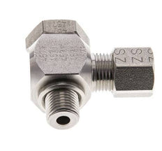 8LL & M10x1 Stainless Steel Swivel Joint Cutting Fitting with Male Threads 100 bar Rotatable ISO 8434-1