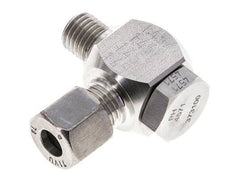 8L & M12x1.5 Stainless Steel Swivel Joint Cutting Fitting with Male Threads 315 bar Rotatable ISO 8434-1