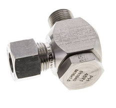 12L & M16x1.5 Stainless Steel Swivel Joint Cutting Fitting with Male Threads 315 bar Rotatable ISO 8434-1