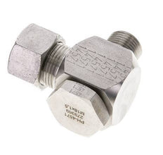 15L & M18x1.5 Stainless Steel Swivel Joint Cutting Fitting with Male Threads 315 bar Rotatable ISO 8434-1