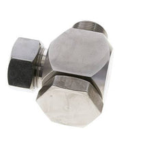 28L & M33x2 Stainless Steel Swivel Joint Cutting Fitting with Male Threads 160 bar Rotatable ISO 8434-1