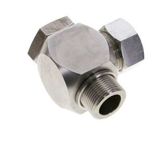 28L & M33x2 Stainless Steel Swivel Joint Cutting Fitting with Male Threads 160 bar Rotatable ISO 8434-1