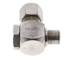 10S & M16x1.5 Stainless Steel Swivel Joint Cutting Fitting with Male Threads 400 bar Rotatable ISO 8434-1