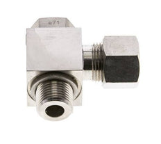 12S & M18x1.5 Stainless Steel Swivel Joint Cutting Fitting with Male Threads 400 bar Rotatable ISO 8434-1