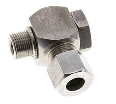 14S & M20x1.5 Stainless Steel Swivel Joint Cutting Fitting with Male Threads 400 bar Rotatable ISO 8434-1