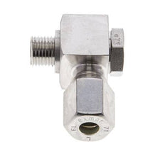 6L & M10x1 Stainless Steel Swivel Joint Compression Fitting with Male Threads 315 bar Rotatable ISO 8434-1