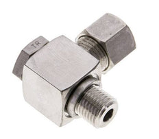 10L & M14x1.5 Stainless Steel Swivel Joint Compression Fitting with Male Threads 315 bar Rotatable ISO 8434-1