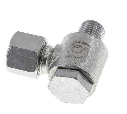 10L & G1/4'' Verzinkter Stahl-Drehgelenk-Schneidfitting mit Außengewinde 315 bar Drehbar ISO 8434-1