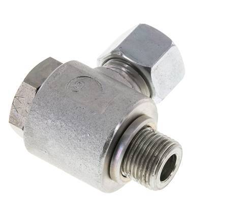 12L & G3/8'' Verzinkter Stahl-Drehgelenk-Schneidfitting mit Außengewinde 315 bar Drehbar ISO 8434-1