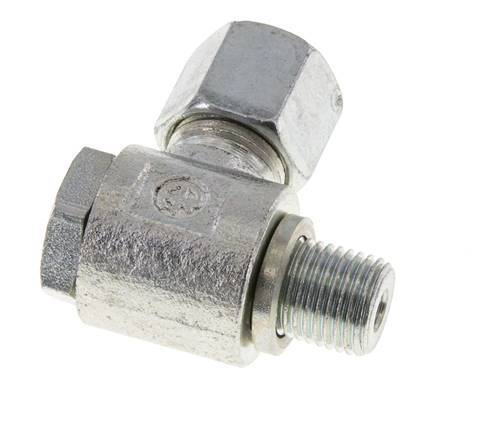 8S & G1/4'' Verzinkter Stahl-Drehgelenk-Schneidfitting mit Außengewinde 400 bar Drehbar ISO 8434-1
