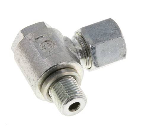 8S & G1/4'' Verzinkter Stahl-Drehgelenk-Schneidfitting mit Außengewinde 400 bar Drehbar ISO 8434-1