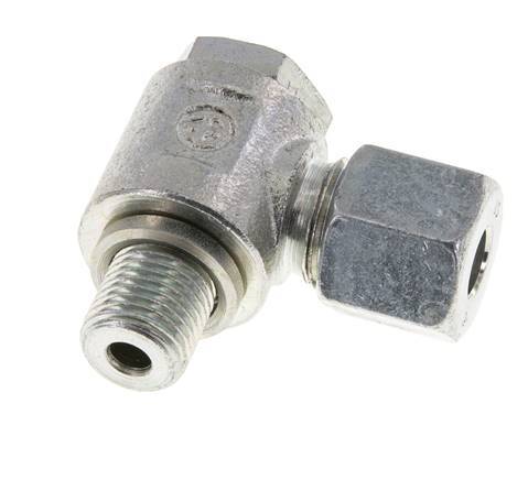 8S & G1/4'' Verzinkter Stahl-Drehgelenk-Schneidfitting mit Außengewinde 400 bar Drehbar ISO 8434-1