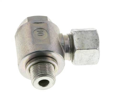 12S & G3/8'' Verzinkter Stahl-Drehgelenk-Schneidfitting mit Außengewinde 400 bar Drehbar ISO 8434-1