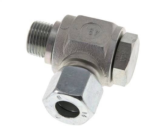 14S & G1/2'' Verzinkter Stahl-Drehgelenk-Schneidfitting mit Außengewinde 400 bar Drehbar ISO 8434-1