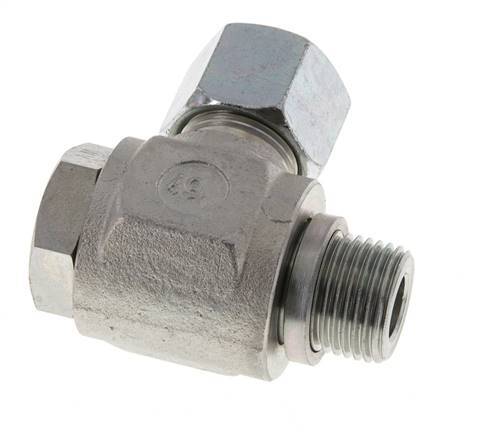 14S & G1/2'' Verzinkter Stahl-Drehgelenk-Schneidfitting mit Außengewinde 400 bar Drehbar ISO 8434-1
