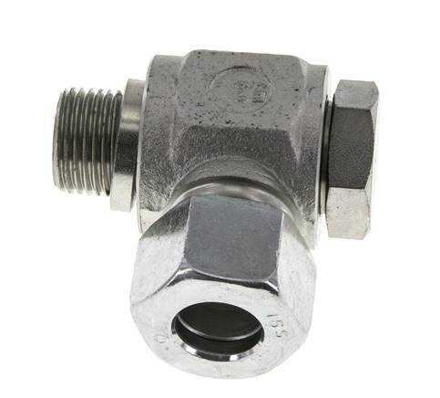 16S & G1/2'' Verzinkter Stahl-Drehgelenk-Schneidfitting mit Außengewinde 400 bar Drehbar ISO 8434-1