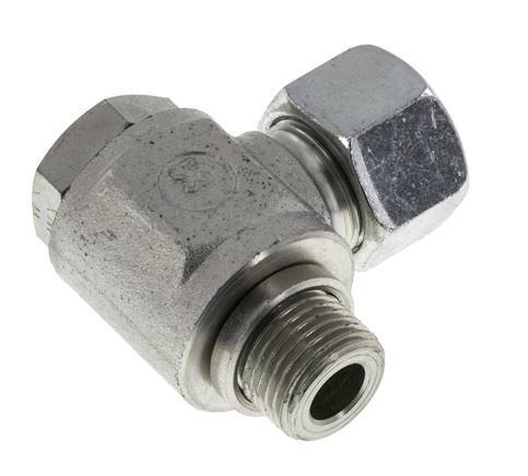 16S & G1/2'' Verzinkter Stahl-Drehgelenk-Schneidfitting mit Außengewinde 400 bar Drehbar ISO 8434-1