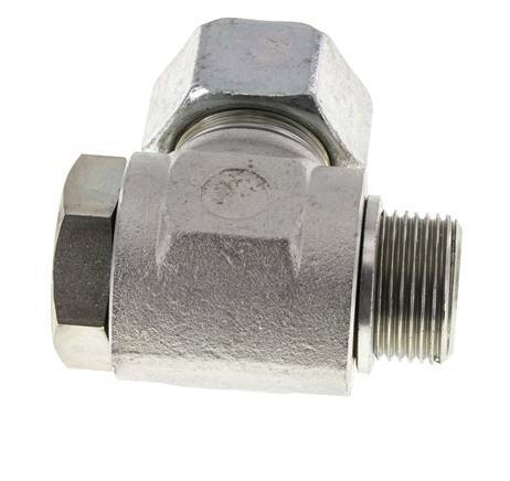 25S & G1'' Verzinkter Stahl-Drehgelenk-Schneidfitting mit Außengewinde 250 bar Drehbar ISO 8434-1