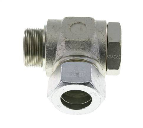 30S & G1-1/4'' Verzinkter Stahl-Drehgelenk-Schneidfitting mit Außengewinde 250 bar Drehbar ISO 8434-1
