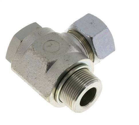 30S & G1-1/4'' Verzinkter Stahl-Drehgelenk-Schneidfitting mit Außengewinde 250 bar Drehbar ISO 8434-1