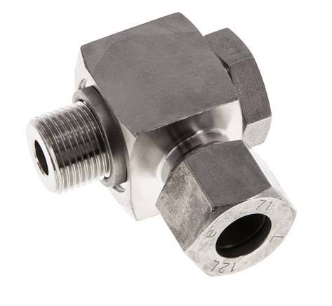 12L & G3/8'' Edelstahl-Drehgelenk-Schneidfitting mit Außengewinde 315 bar drehbar ISO 8434-1