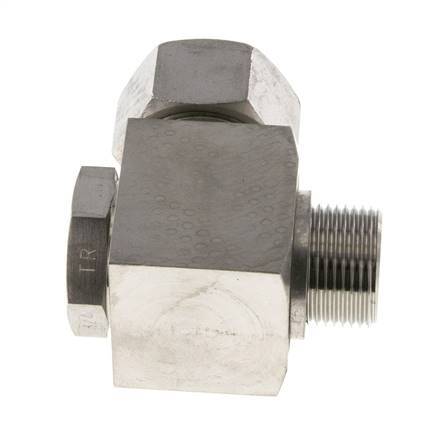 22L & G3/4'' Edelstahl-Drehgelenk-Schneidfitting mit Außengewinde 160 bar drehbar ISO 8434-1