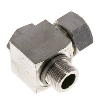 22L & G3/4'' Edelstahl-Drehgelenk-Schneidfitting mit Außengewinde 160 bar drehbar ISO 8434-1