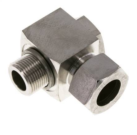 22L & G3/4'' Edelstahl-Drehgelenk-Schneidfitting mit Außengewinde 160 bar drehbar ISO 8434-1