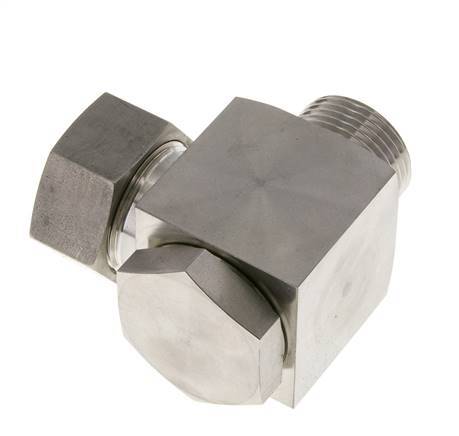 28L & G1'' Edelstahl-Drehgelenk-Schneidfitting mit Außengewinde 160 bar drehbar ISO 8434-1