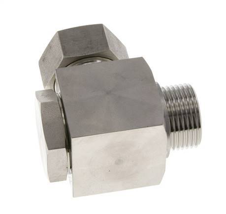 28L & G1'' Edelstahl-Drehgelenk-Schneidfitting mit Außengewinde 160 bar drehbar ISO 8434-1