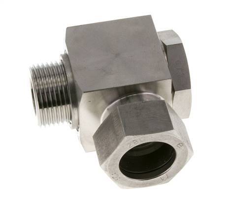 28L & G1'' Edelstahl-Drehgelenk-Schneidfitting mit Außengewinde 160 bar drehbar ISO 8434-1